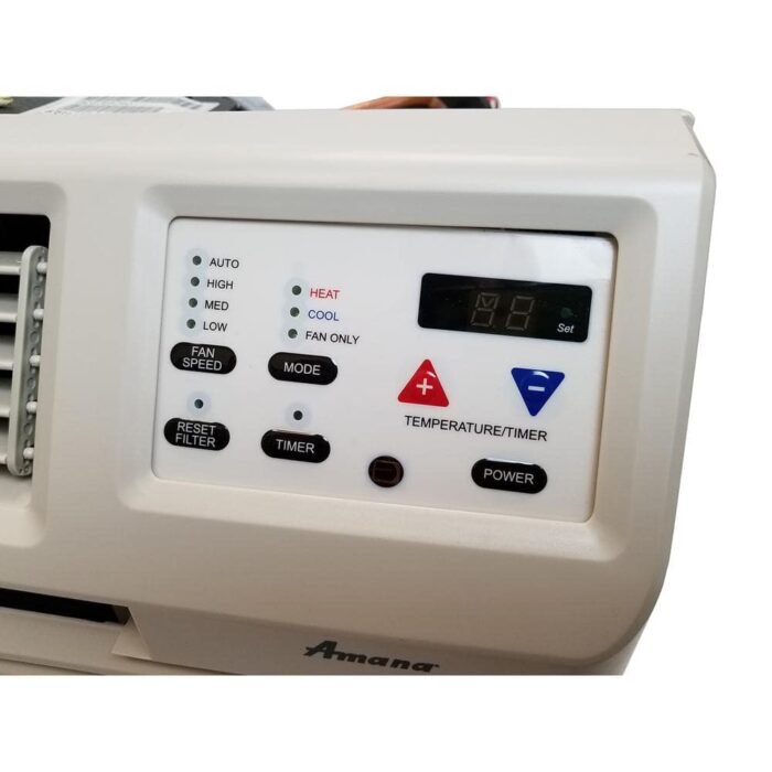9,300 BTU 230-Volt/208-Volt R410A Through-the-Wall Air Conditioner with 3.5 kW Electric Heat and Remote - Image 2