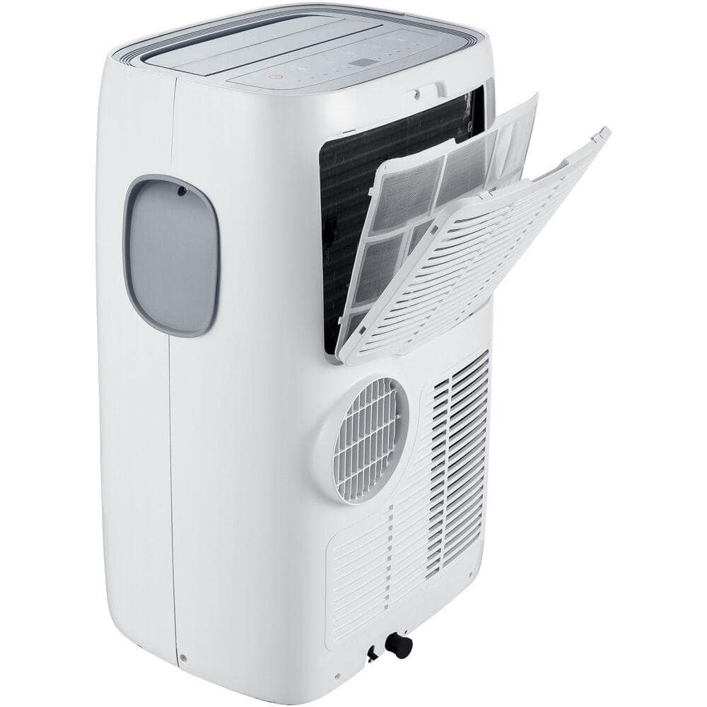 13,000 BTU Portable Air Conditioner Cools 400 Sq. Ft. with Heater in White - Image 3