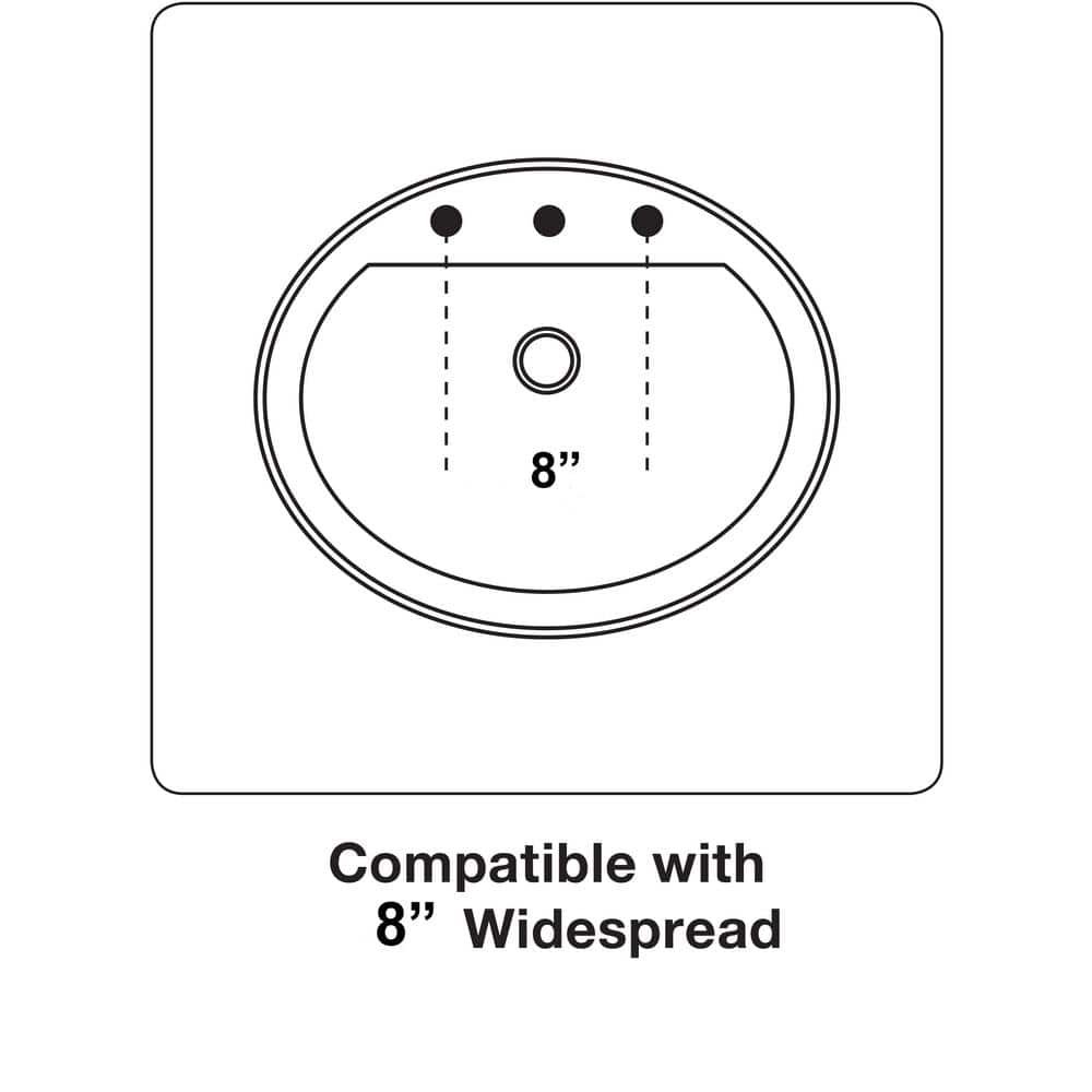Memoirs Stately 22-3/4 in. Drop-In Vitreous China Bathroom Sink in Biscuit - Image 2
