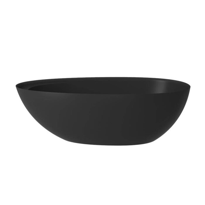 67 in. x 33 in. Soaking Bathtub in Matte Black - Image 2