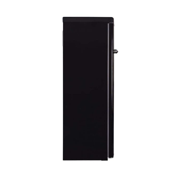 24 in. 11 cu. ft. 110V Frost Free Eco R600a Classic Retro Refrigerator in Black - Image 3