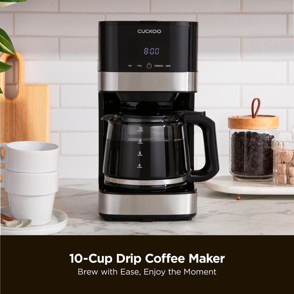 Classic Drip Coffee Maker 10-Cup Black - Image 2