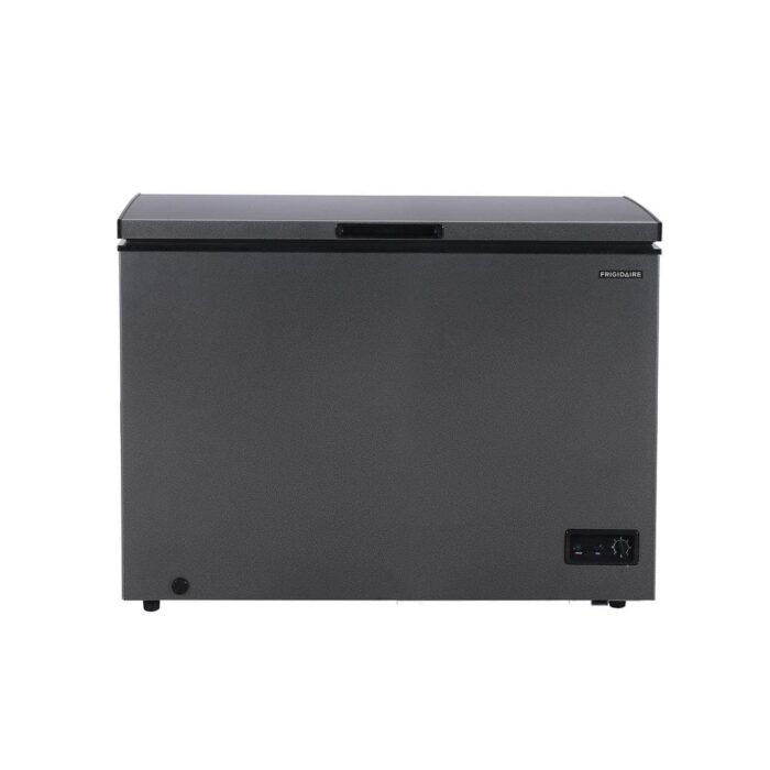 10 cu. ft. Freezer with Manual Defrost Chest Freezer Easy Drain in Black Garage Ready