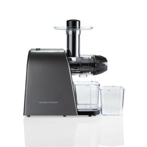 150-Watts 24 oz. Black Masticating Slow Juicer