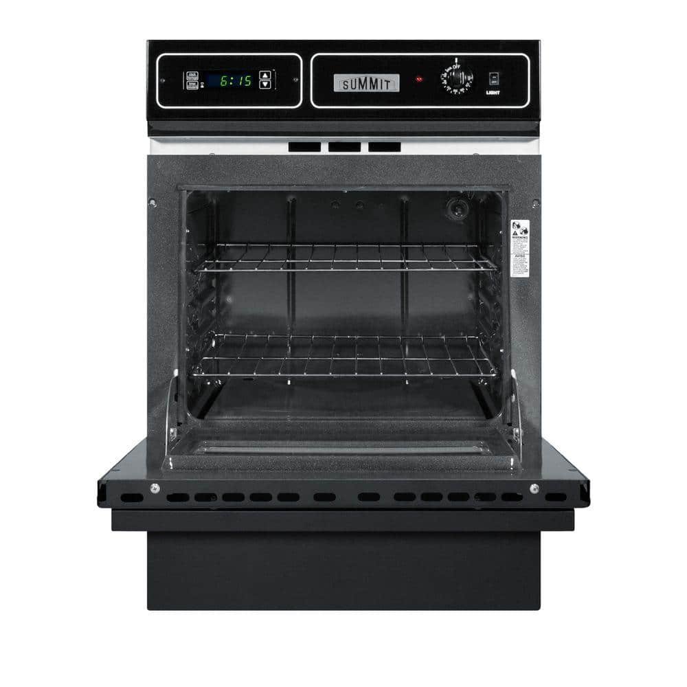 24 in. Single Gas Wall Oven in Black - Image 2