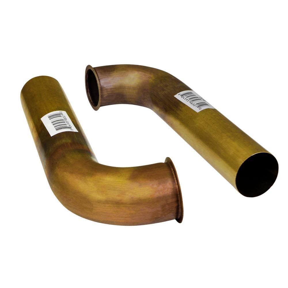 1-1/2 in. x 18 in. Brass Direct Connect Waste Bend for Tubular Drain Applications, 22GA - Image 2