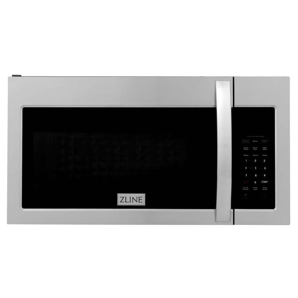 30 in. 300 CFM 900-Watt Over the Range Microwave Oven in Stainless Steel & Modern Handle