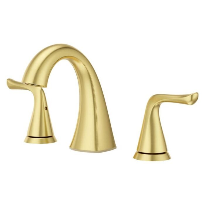 Willa 8 in. Widespread 2-Handle Bathroom Faucet in Brushed Gold
