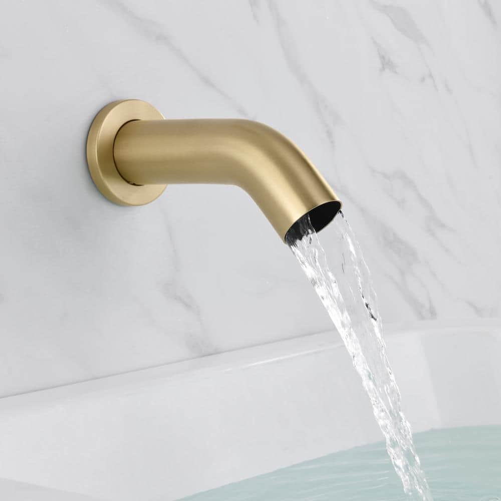 1-Handle 1-Spray Tub and Shower Faucet 1.8 GPM in Brushed Gold (Valve Included) - Image 3