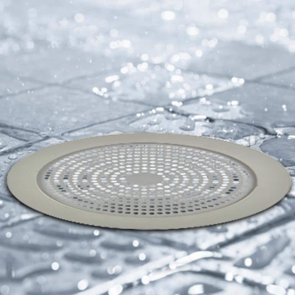 5-3/4 in. Shower Drain Strainer in Brushed Nickel - Image 3