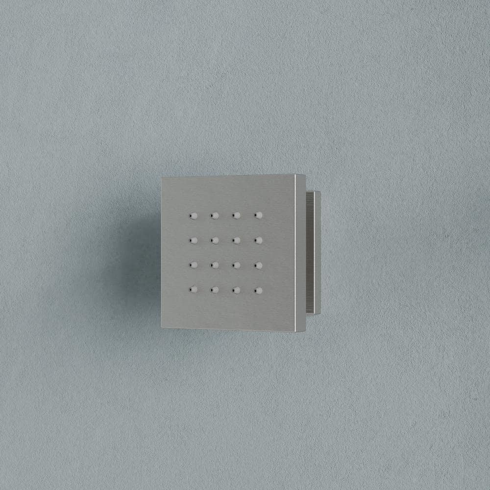 Thermostatic 8-Spray 12 and 6 in. Wall Mount Dual Shower Head Fixed and Handheld Shower Head 2.5 GPM, Brushed Nickel - Image 3