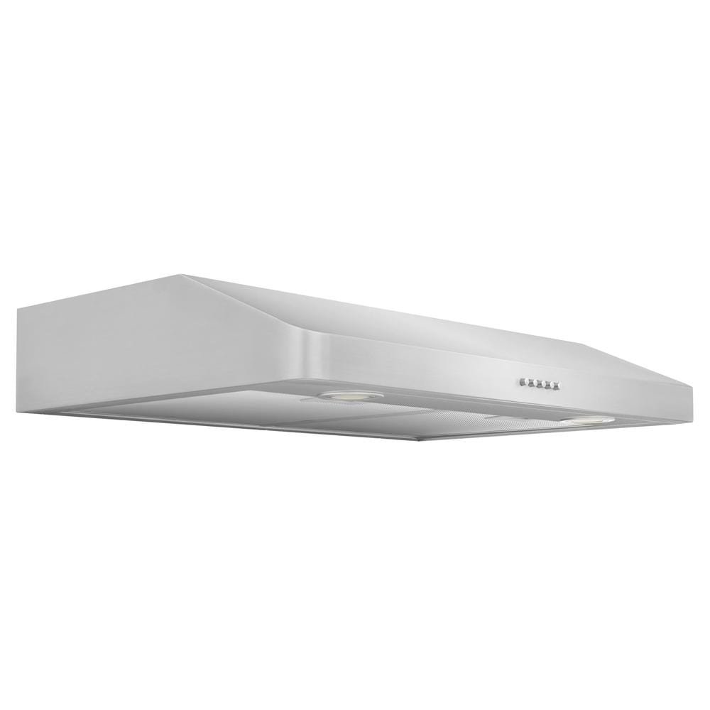 30 in. 400 CFM Ducted Under Cabinet Range Hood in Stainless Steel