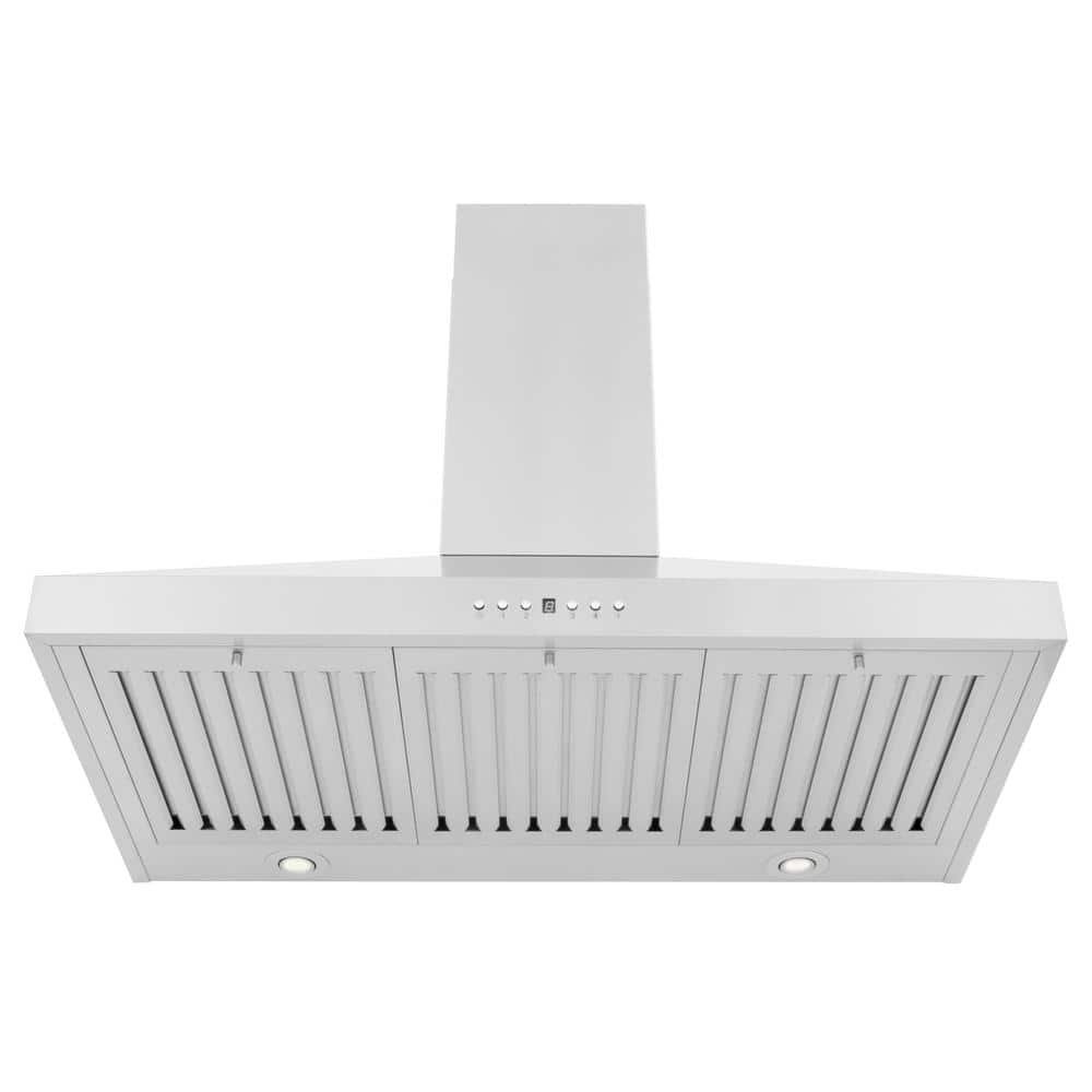 30 in. 400 CFM Convertible Vent Wall Mount Range Hood in Stainless Steel - Image 3