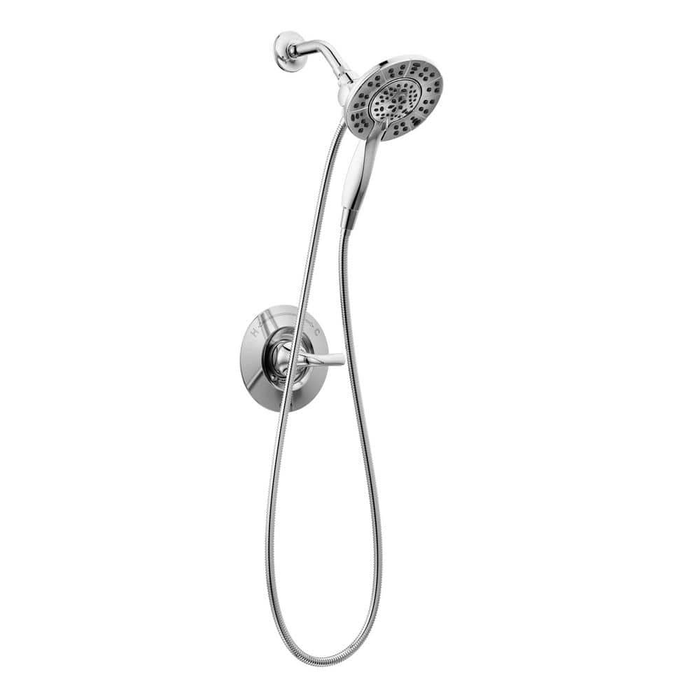 Arvo In2ition 2-in-1 Rough-in Valve Included Single-Handle 4-Spray Shower Faucet 1.75 GPM in Chrome