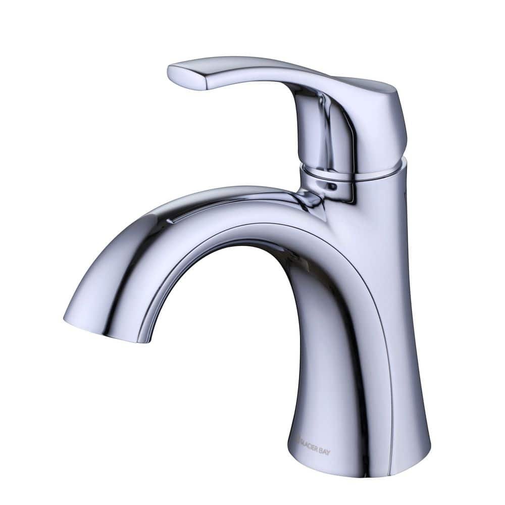 Arnette Single Handle Single Hole Bathroom Faucet in Chrome - Image 2