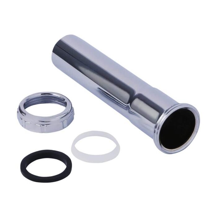 1-1/2 in. x 12 in. Brass Slip Joint Extension Tube for Tubular Drain Applications, 17GA, Chrome Plated - Image 2