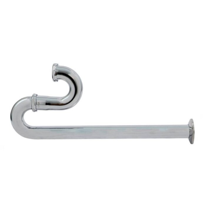 1-1/2 in. S-Trap with Flange for Tubular Drain Applications, 17GA Chrome Plated Brass - Image 3