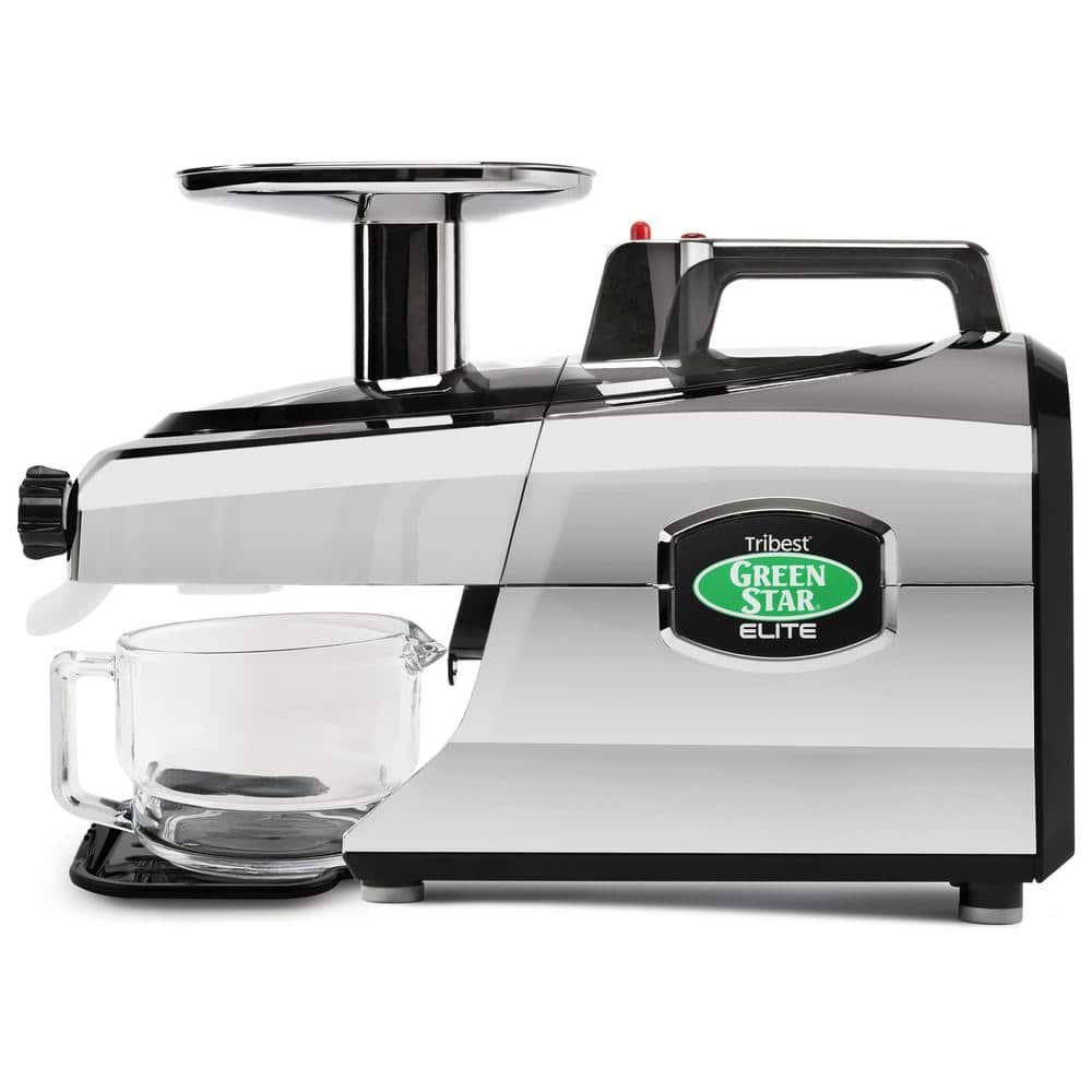 Greenstar Elite 24 fl. oz. Jumbo Twin Gear Chrome Masticating Juicer
