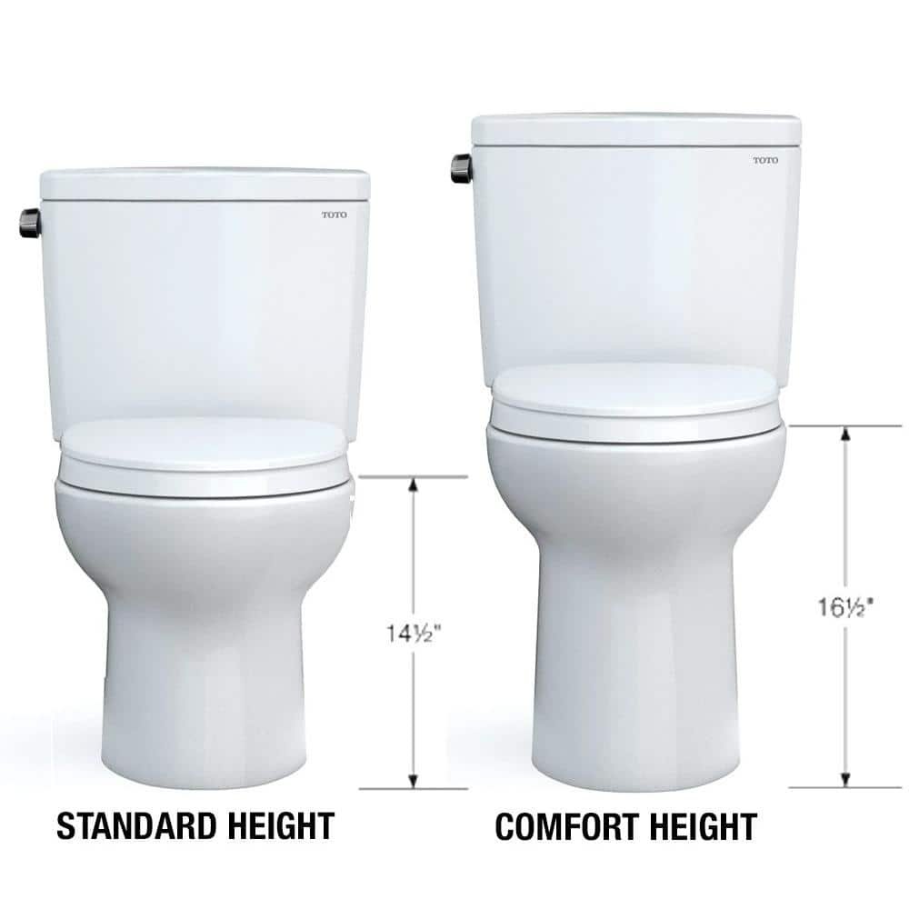 UltraMax 12 in. Rough In One-Piece 1.6 GPF Single Flush Elongated Toilet in Cotton White, SoftClose Seat Included - Image 3