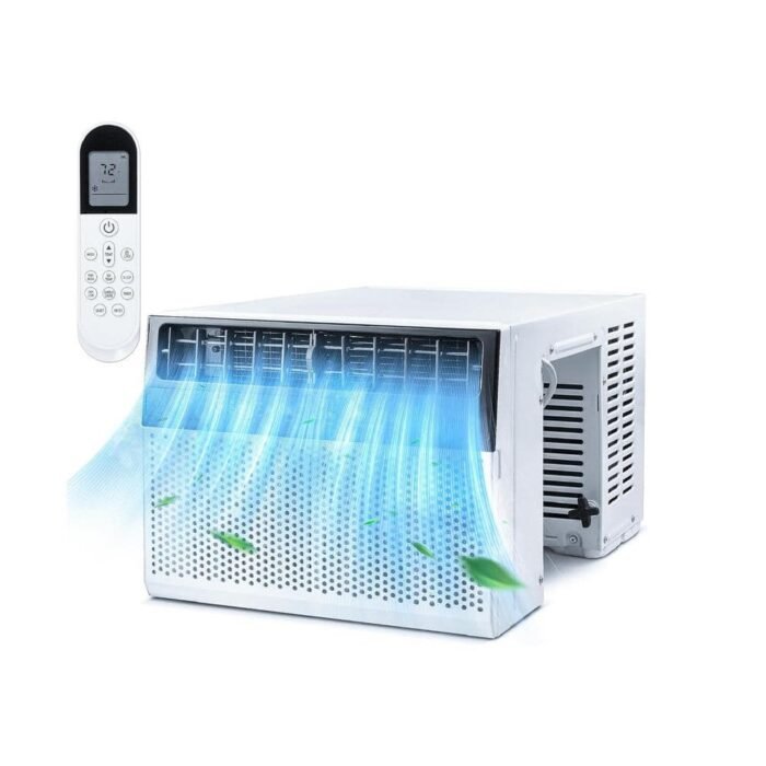 10,000 BTU (6,300 BTU DOE) 120-Volt Window Air Conditioner w/Dehumidifier and Remote Control up to 450 sq. ft. White - Image 3