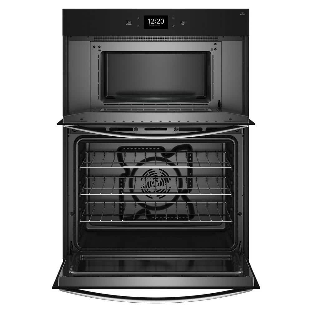 27 in. Electric Wall Oven & Microwave Combo in Fingerprint Resistant Stainless Steel with Air Fry - Image 3