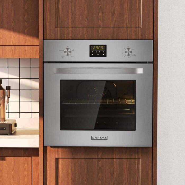 24 in. 2.3 cu. ft. Single Propane Gas Wall Oven with Convection and Digital Timer in Stainless Steel