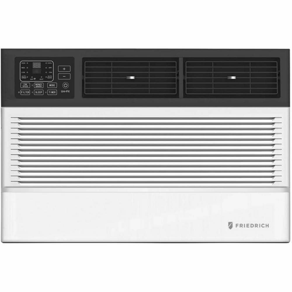 Uni-Fit 10,000 BTU 115-Volt Through-the-Wall Air Conditioner Cools 450 Sq. Ft. in White