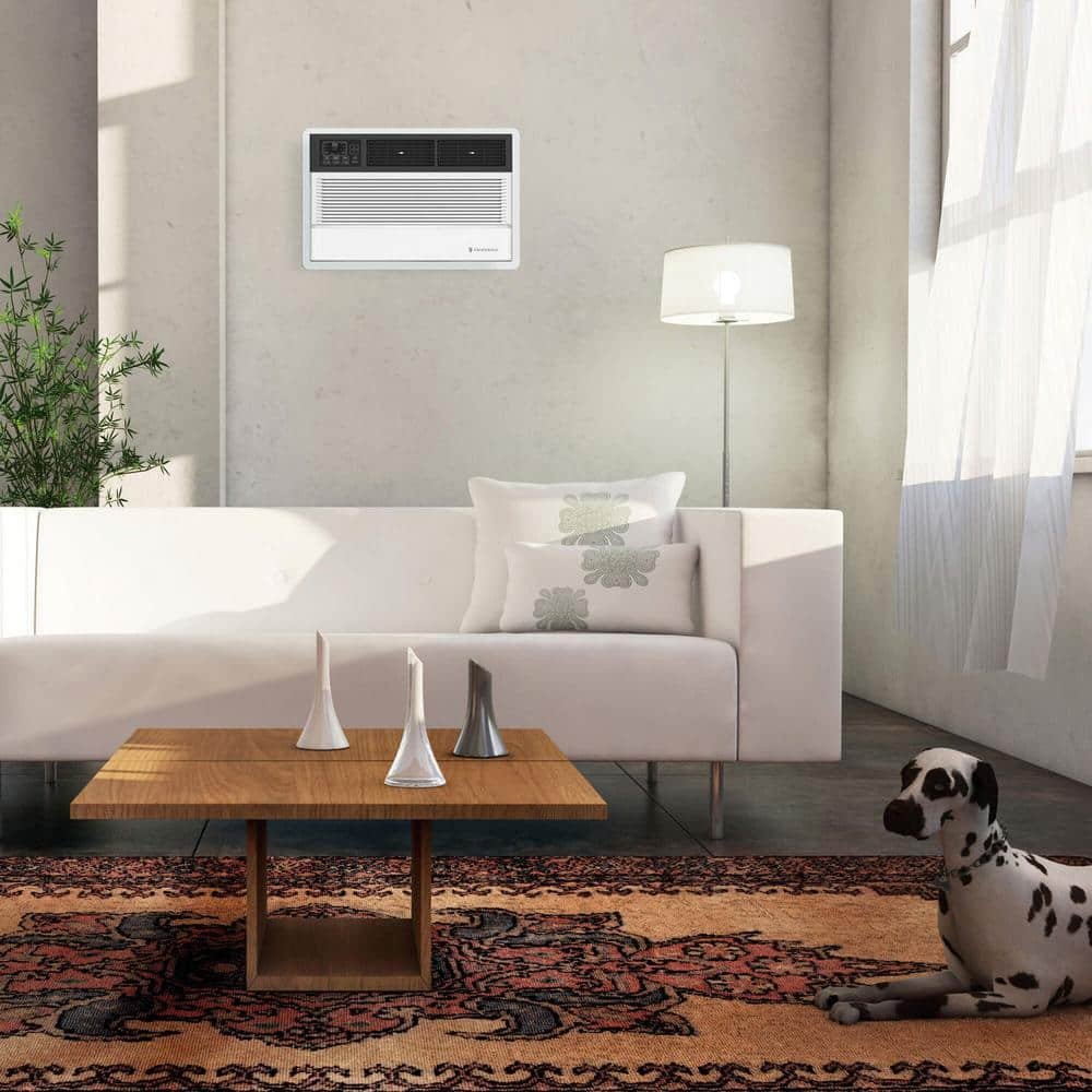 Uni-Fit 10,000 BTU 115-Volt Through-the-Wall Air Conditioner Cools 450 Sq. Ft. in White - Image 2