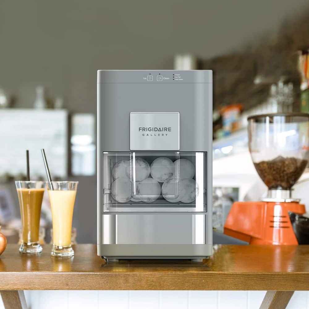 12 in Wide Artisanal Clear Sphere Ice Maker, Touch Control in Grey, - Image 2