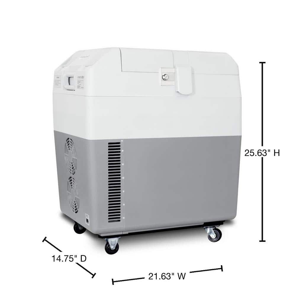 1 cu. ft. Portable Vaccine Refrigerator/Freezer in Gray - Image 2