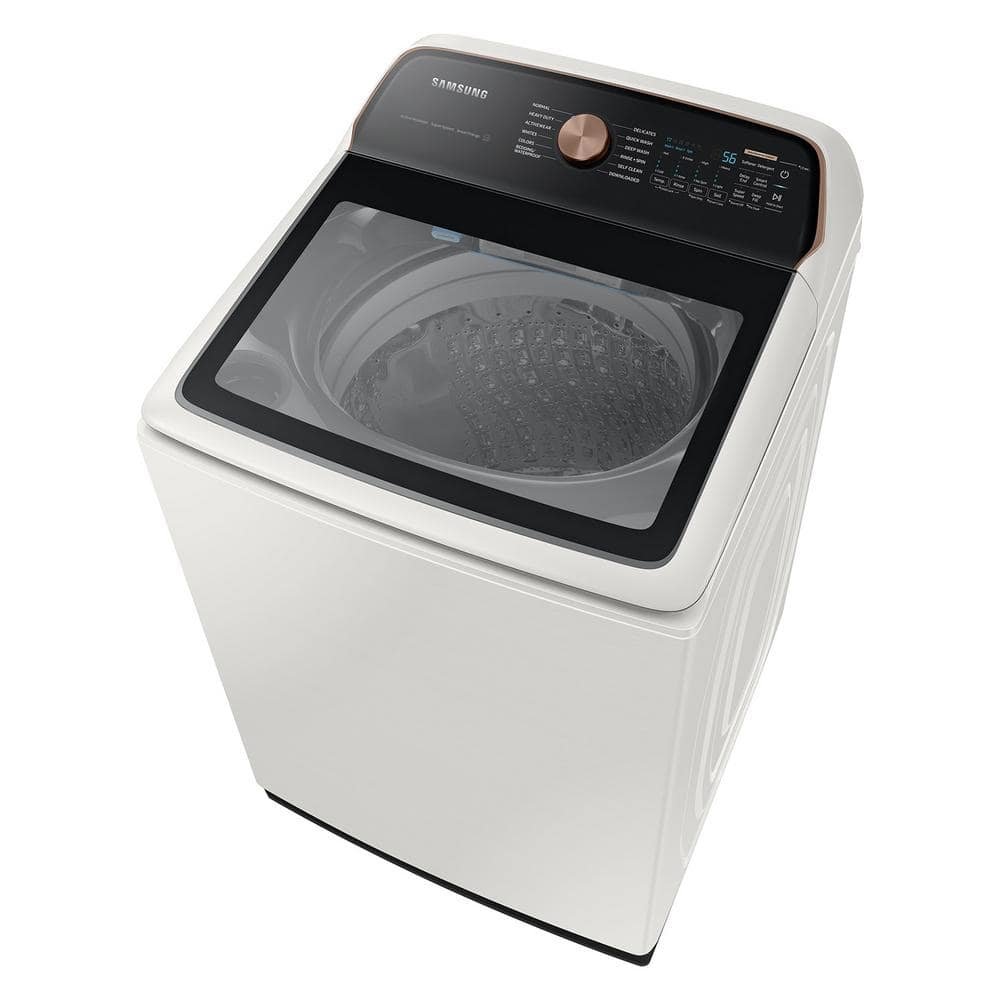 5.5 cu. ft. Extra-Large Capacity Smart Top Load Washer with Auto Dispense System in Ivory - Image 3
