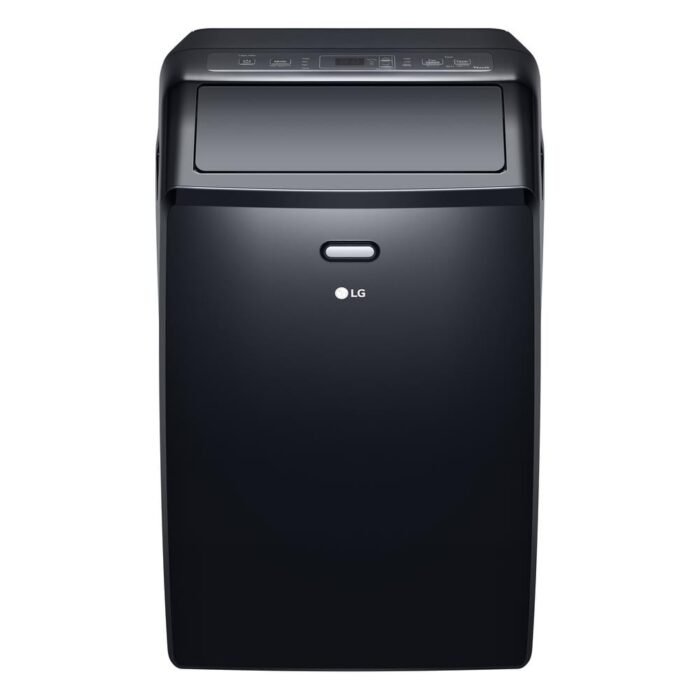 10,000 BTU (13,500 BTU ASHRAE) 115-Volt Portable Air Conditioner Cools 450 Sq. Ft. with Dehumidifier and Wi-Fi in Black