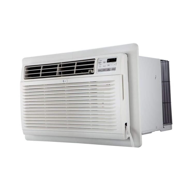 11,800 BTU 115-Volt Through-the-Wall Air Conditioner Cools 540 Sq. Ft. with Remote, Dehumidifier and in White - Image 3