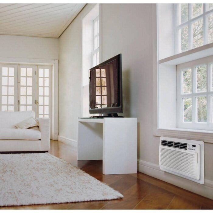 11,800 BTU 115-Volt Through-the-Wall Air Conditioner Cools 540 Sq. Ft. with Remote, Dehumidifier and in White - Image 2