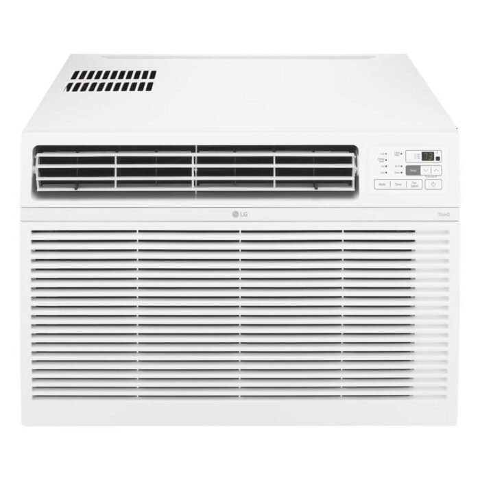24,500 BTU 230/208V Window Air Conditioner Cools 1550 Sq. Ft. with Wi-Fi, Remote, Dehumidifier and in White