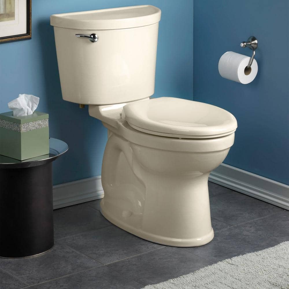 Champion Pro 2-Piece 1.28 GPF Single Flush Round Toilet in Linen - Image 4