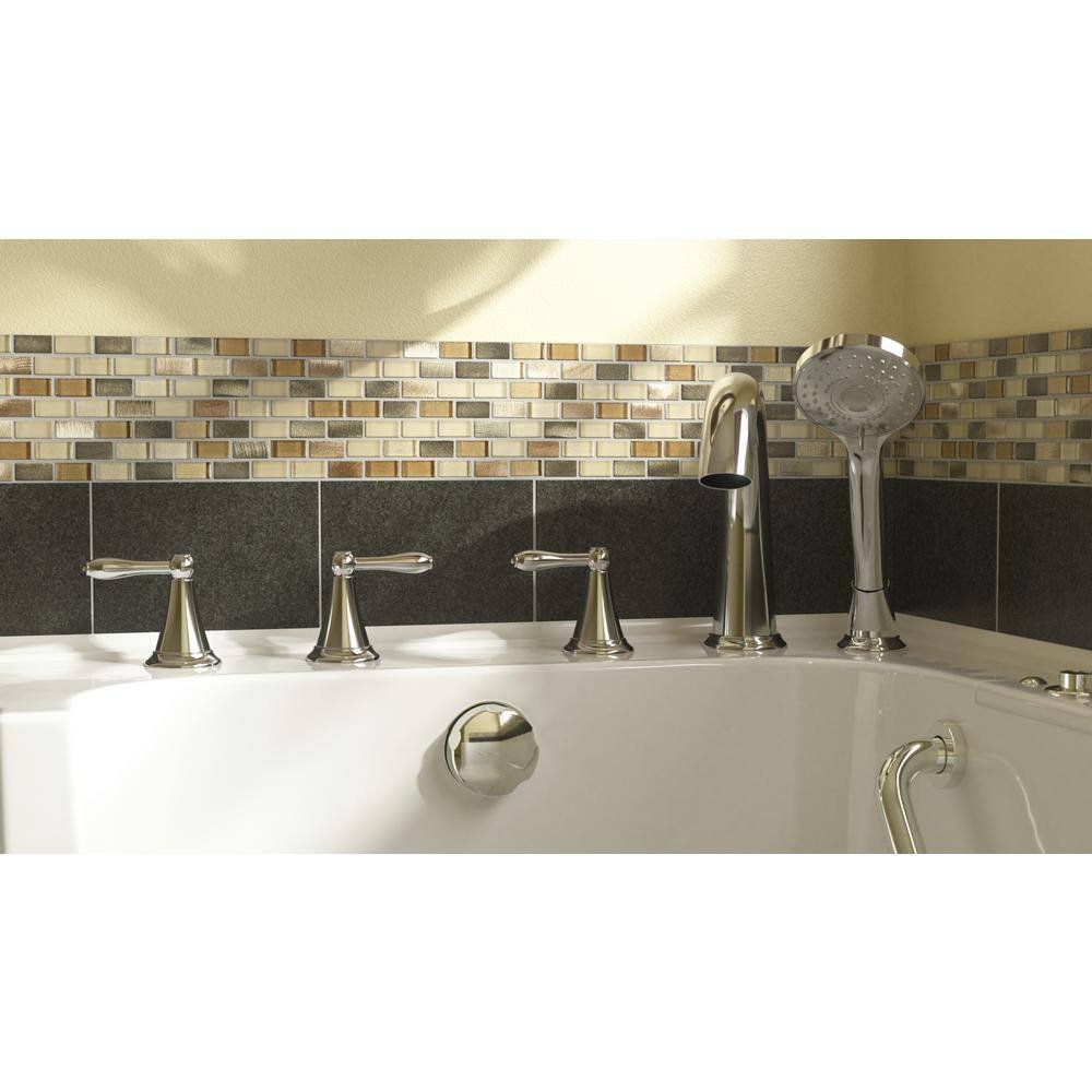 Gelcoat Value Series 52 in. x 32 in. Walk-In Soaking Bathtub with Right Hand Drain and Outward Opening Door in Linen - Image 2