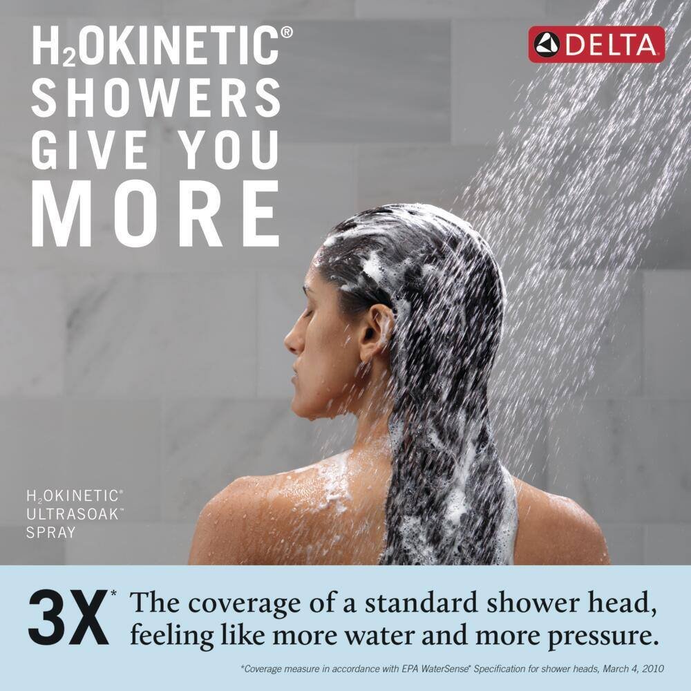 Trinsic Single Handle 1-Spray Tub and Shower Faucet 1.75 GPM in Matte Black Valve Included - Image 3