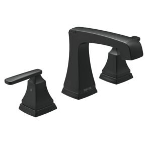 Ashlyn 8 in. Widespread 2-Handle Bathroom Faucet in Matte Black