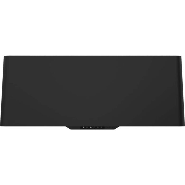 Mesa 36 in. Shell Only Wall Mount Range Hood with LED Lights in Matte Black