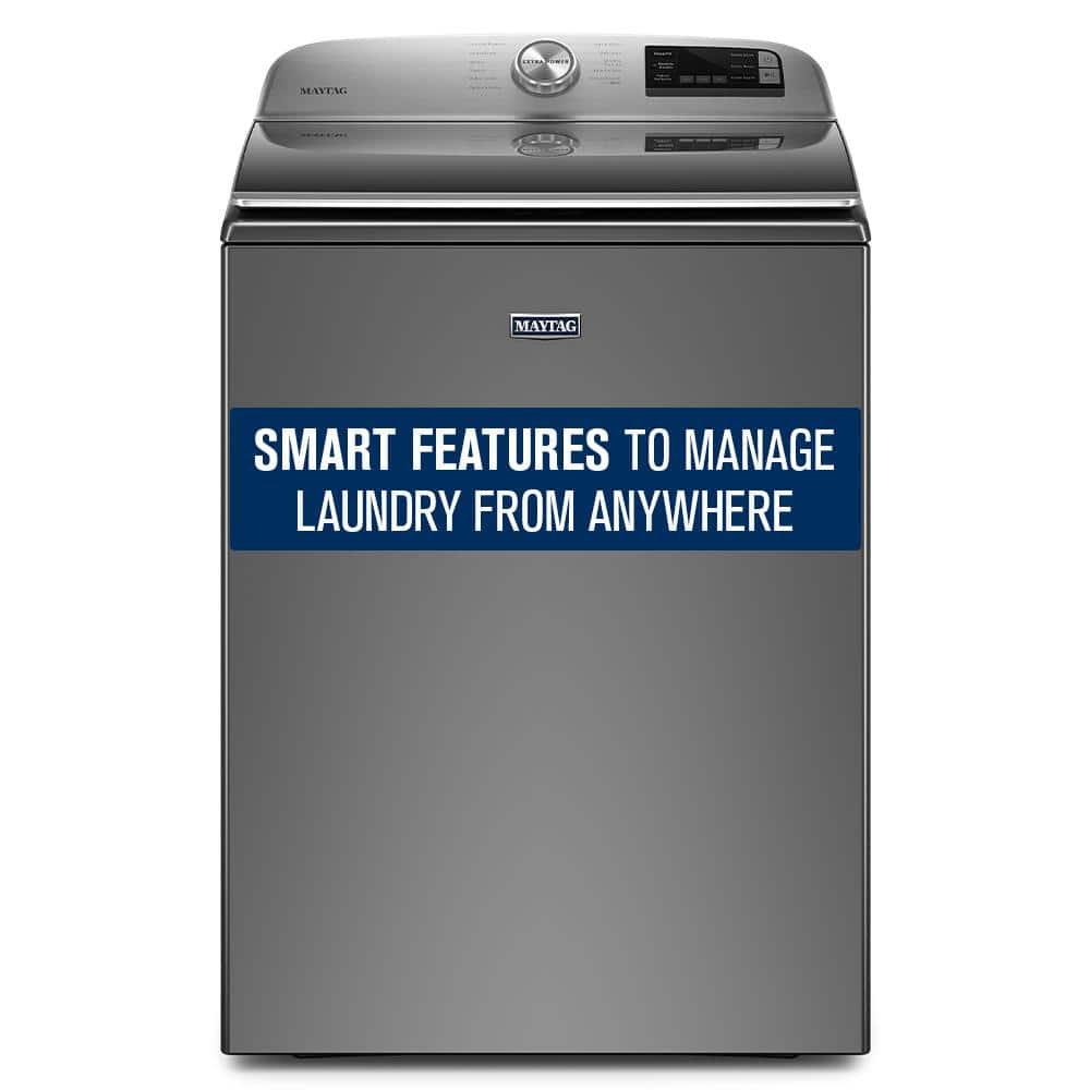 4.7 cu. ft. Smart Capable Metallic Slate Top Load Washing Machine with Extra Power and Deep Fill Option