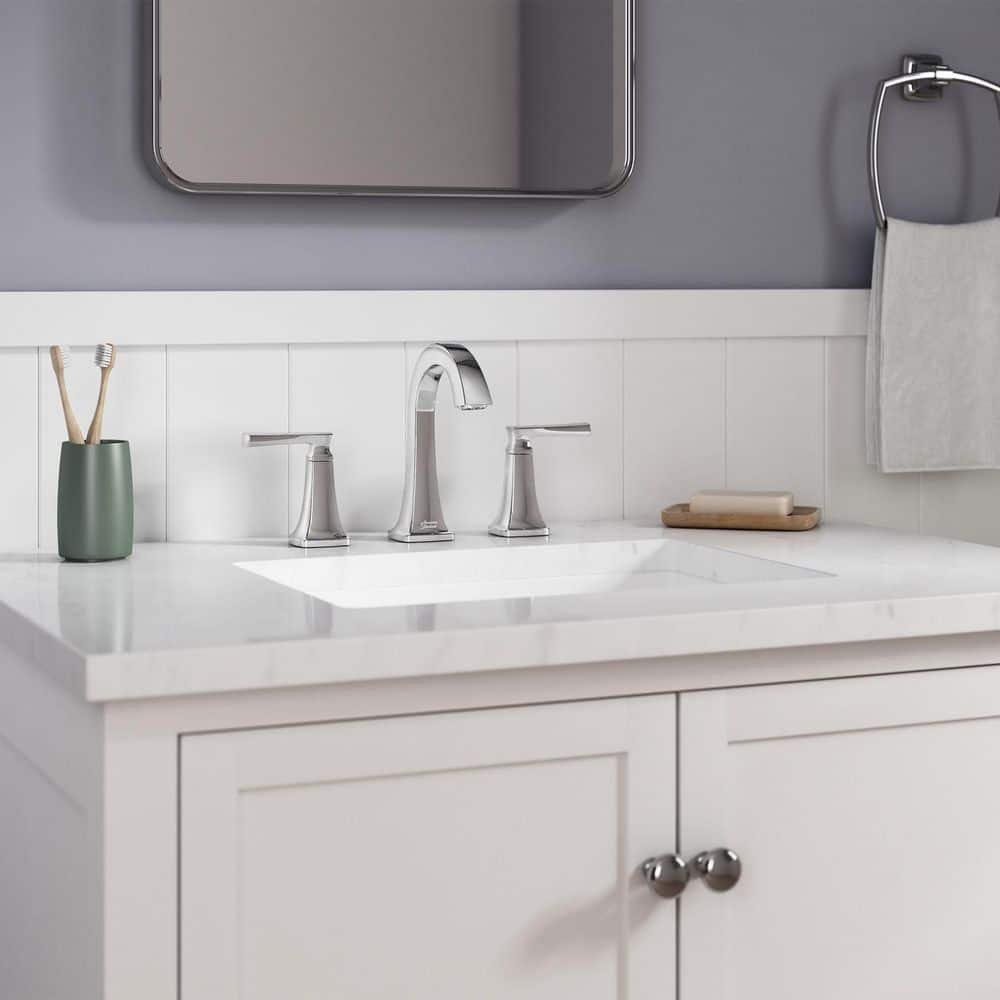 Belmeade 8 in. Widespread Double Handle Bathroom Faucet in Polished Chrome - Image 2