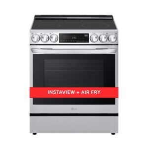 30 in. 5 Burner Element Slide-In Induction Range with InstaView and Air Fry in PrintProof Stainless Steel