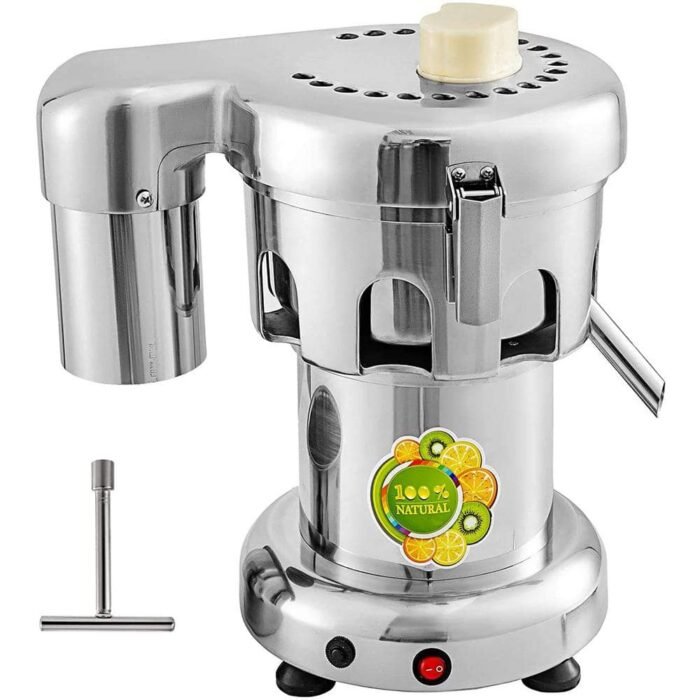 Commercial Juice Extractor Heavy Duty Juicer Aluminum Casting and Stainless Steel Constructed Centrifugal Juice