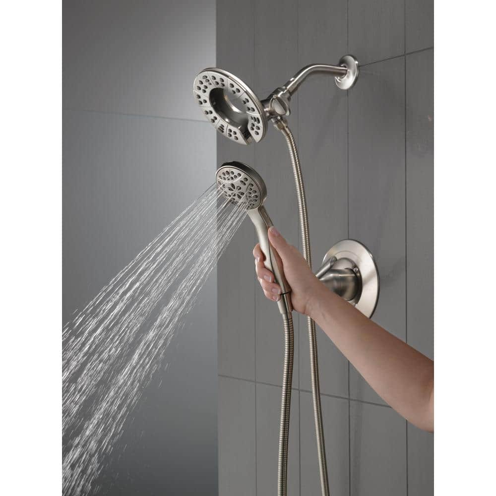 Arvo In2ition 2-in-1 Rough-in Valve Included Single-Handle 4-Spray Shower Faucet 1.75 GPM in Spotshield Brushed Nickel - Image 2