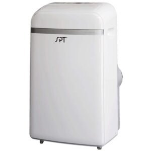 10,000 BTU Portable Air Conditioner Cools 350 Sq. Ft. with Heater, Dehumidifier and Remote in White