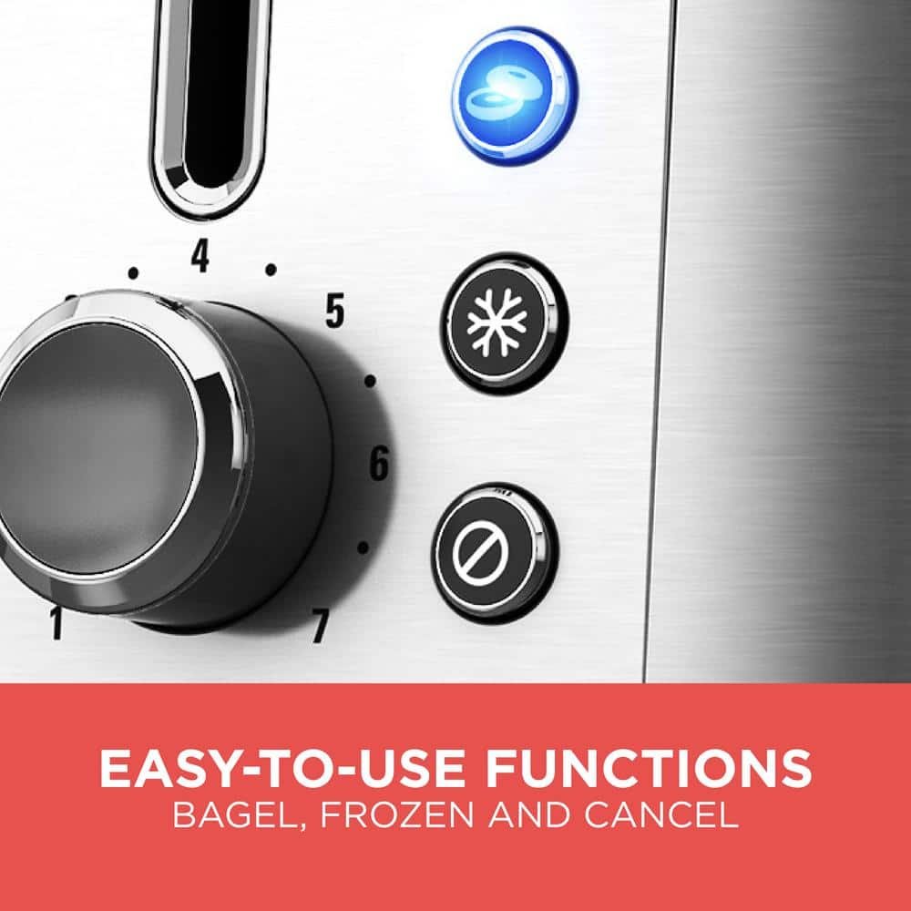 Rapid Toast 2-Slice Stainless Steel Wide Slot Toaster - Image 4