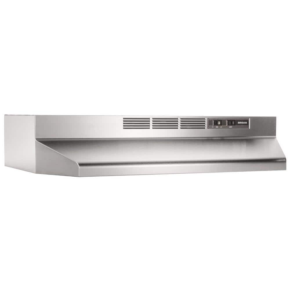 BUEZ1 30 in. Ductless Under Cabinet Range Hood with light and Easy Install System in Stainless Steel