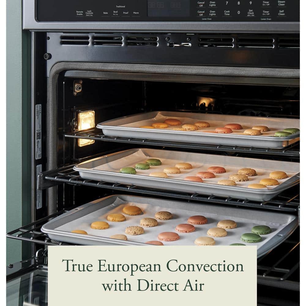 30 in. Smart Double Electric French-Door Wall Oven with Convection Self Cleaning in Stainless Steel - Image 3