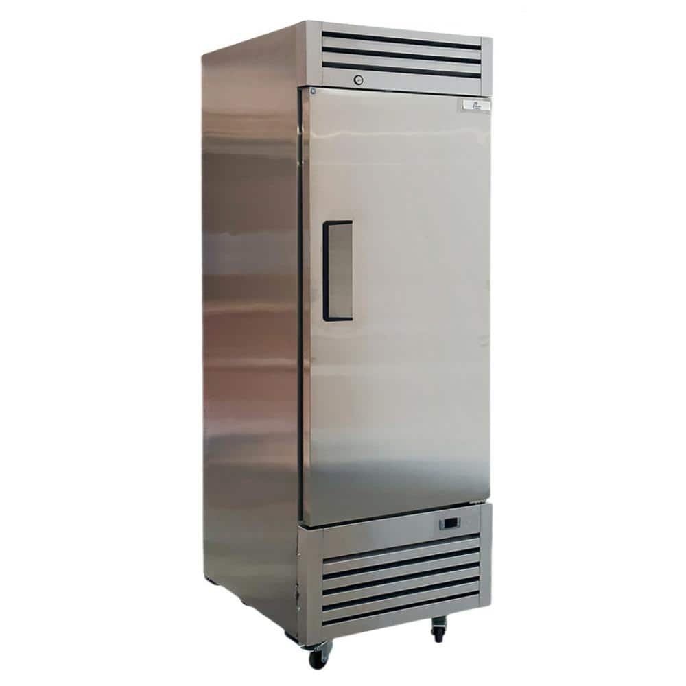 27.5 in. W 23 cu. Ft. Auto / Cycle Defrost Commercial Reach-in Upright Freezer in Stainless Steel